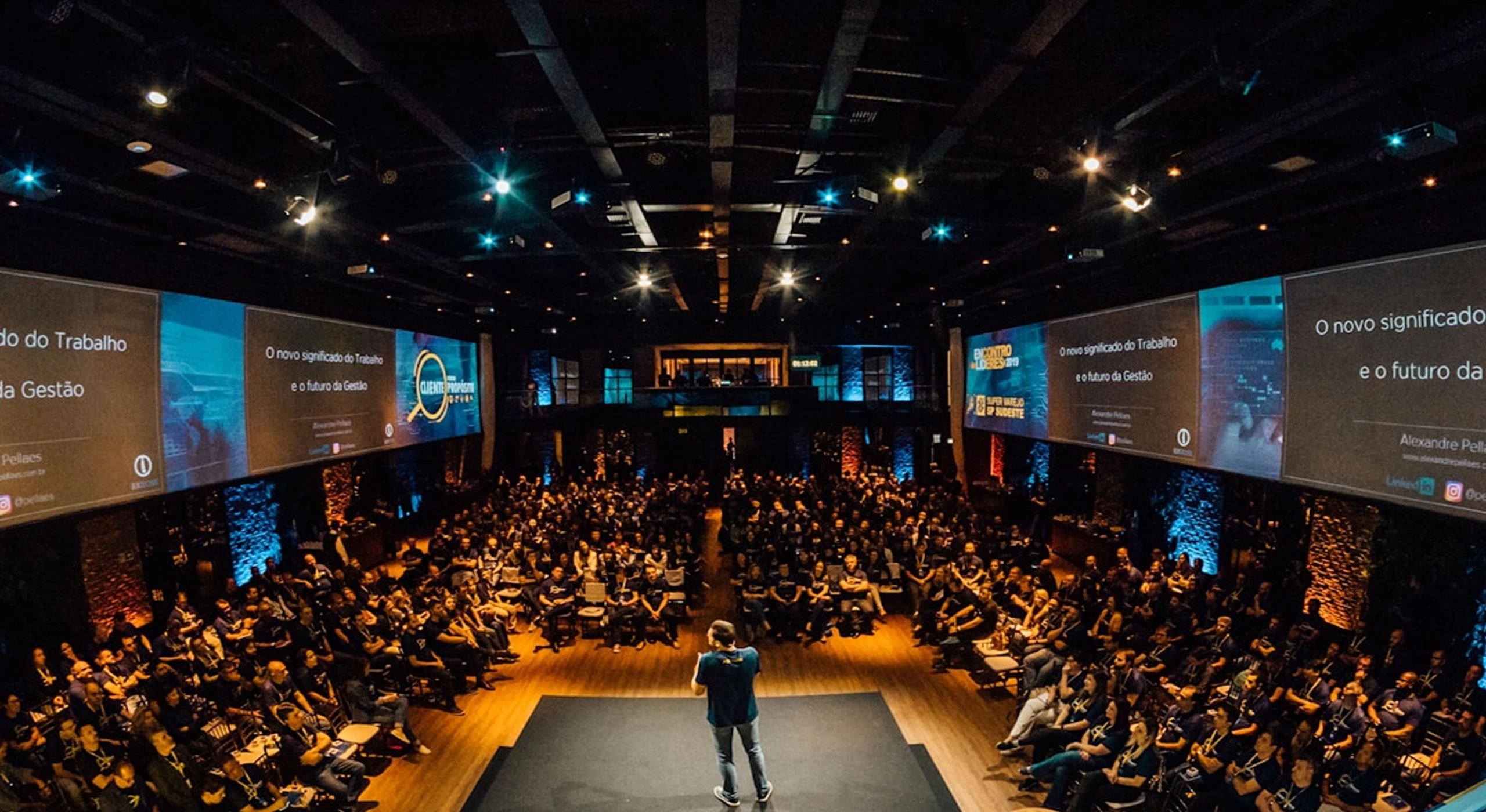 Large-scale live event production audience