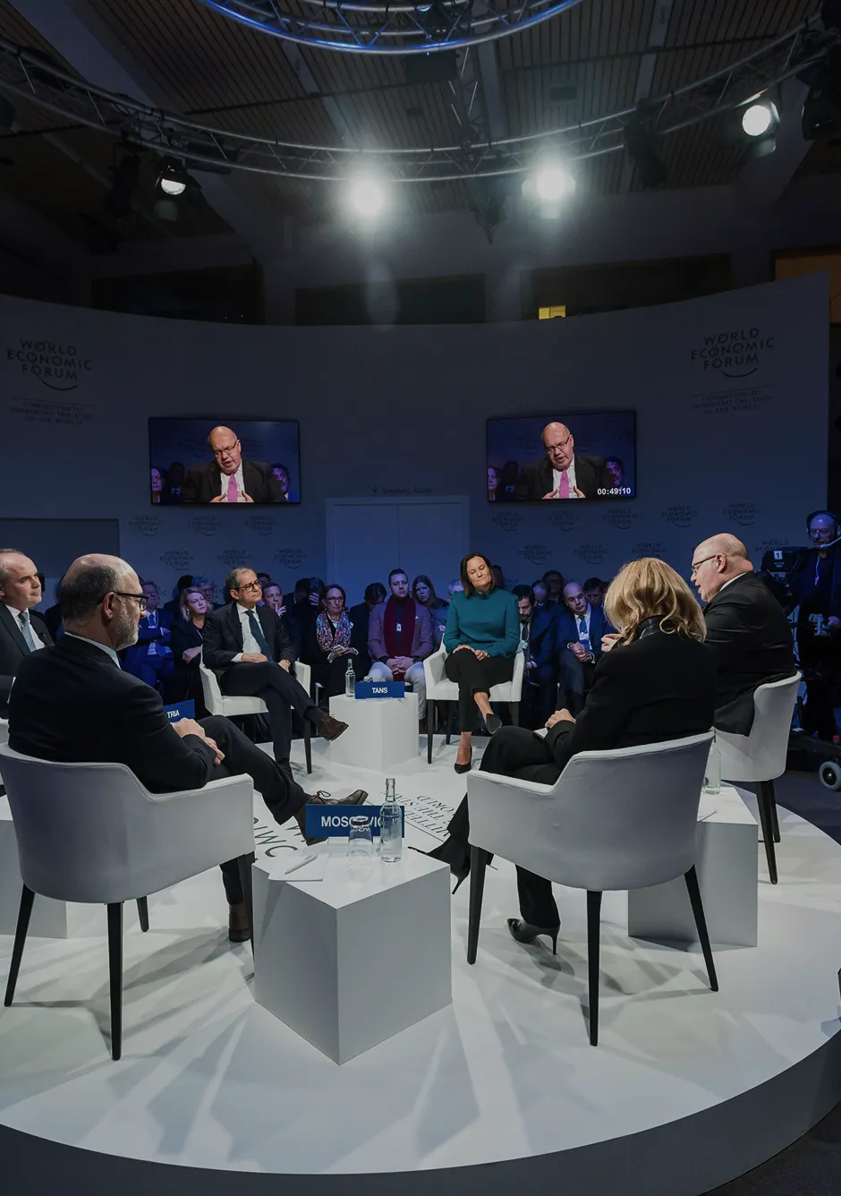 Production team member in a live event environment